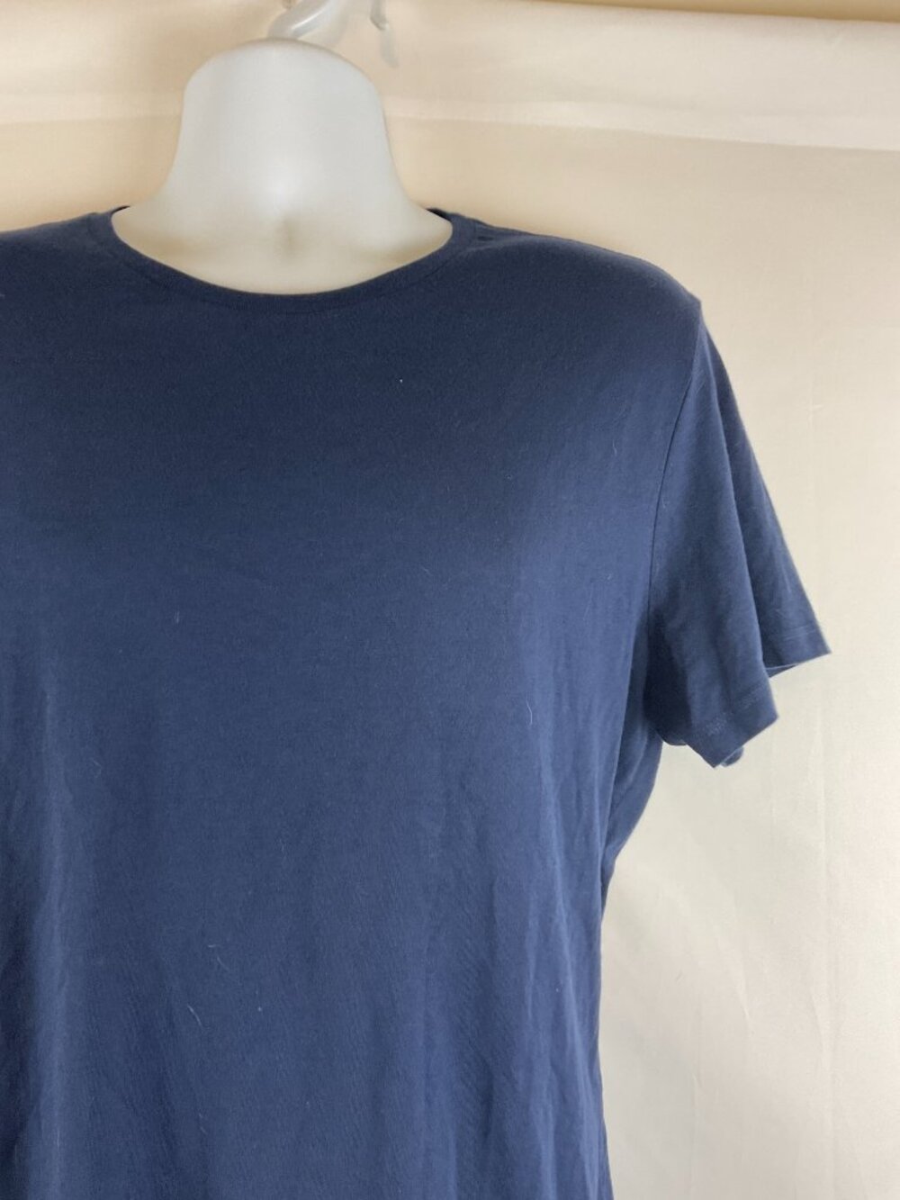 Marine Layer Marge M/L Shirt Men's Navy Blue Short Sleeve - Picture 3 of 9